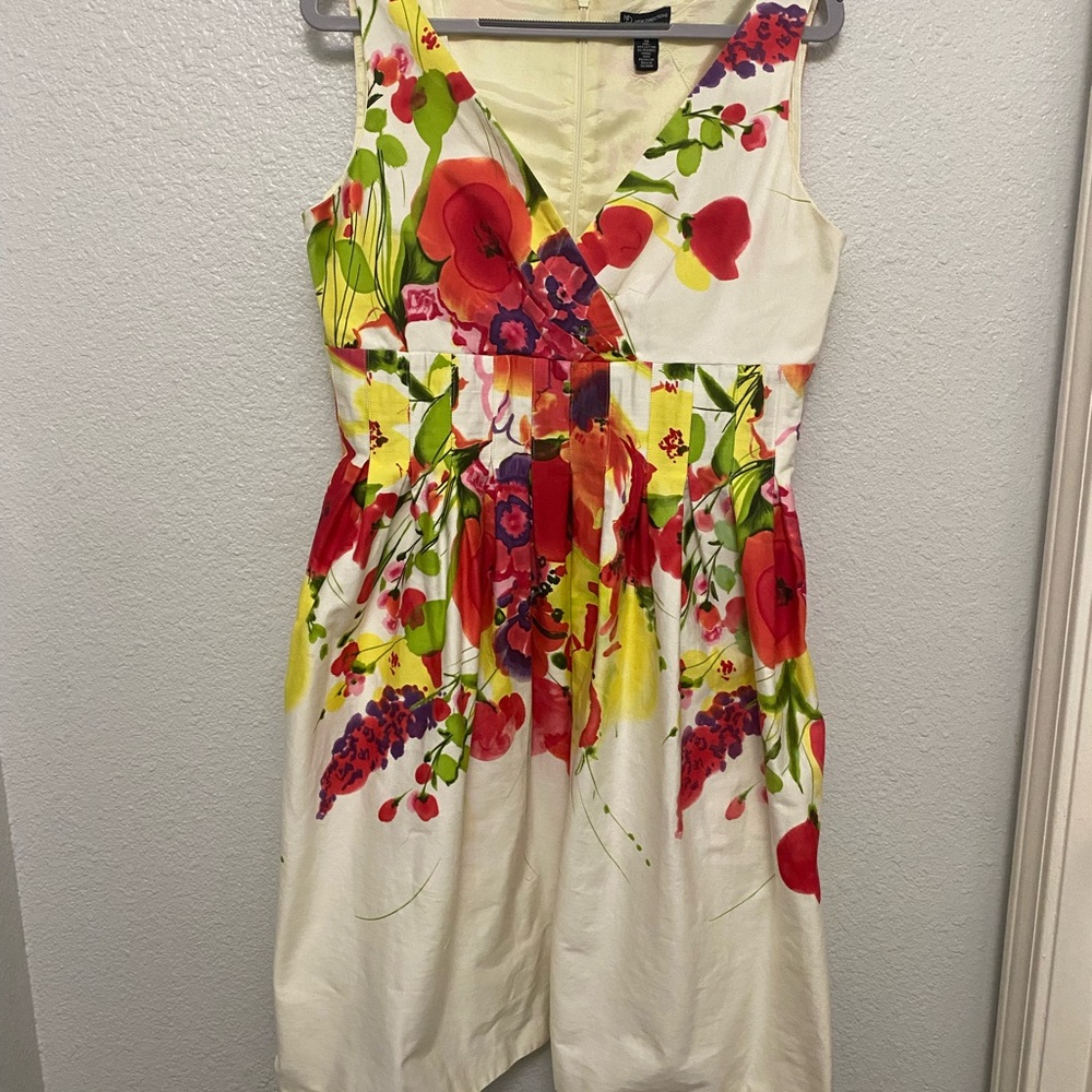 New Directions Vibrant Floral Dress